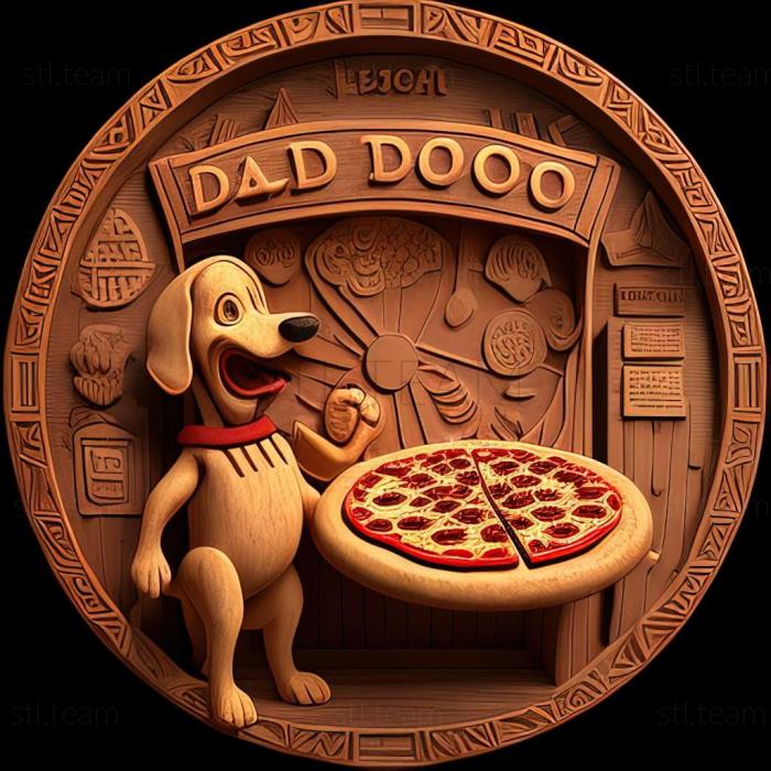 3D модель The Interactive Adventures of Dog London Pizza boy game b (STL)